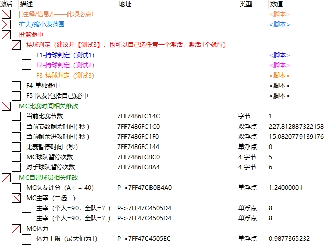 NBA2K21ce修改器最新下载-NBA2K21综合多功能修改工具ce文件ctv1.8 3dm版