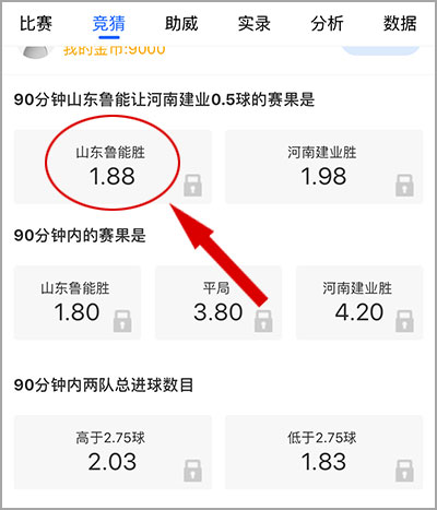 竞猜举例