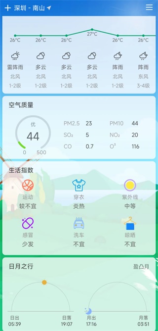 查个天气预报